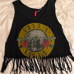 Gun n’ roses fringe tank